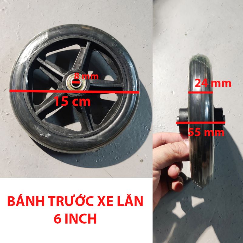  Bánh xe lăn trước 6 Inch